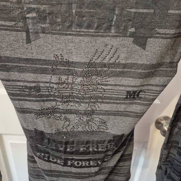 Fox Black and Gray Lightweight Henley Motorcycle Club Long Sleeve Tee - Picture 10 of 12